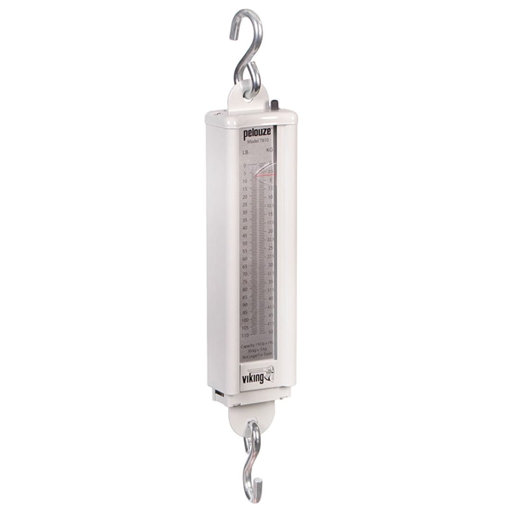 Rubbermaid FG007810000000 Pelouze Mechanical Vertical Hanging Scale 110