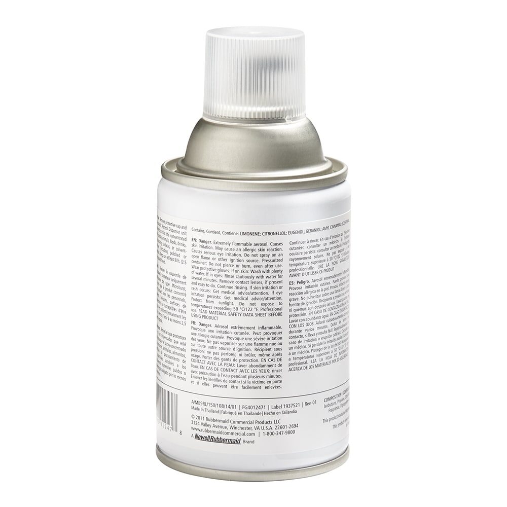 Rubbermaid FG4012471 Microburst 9000 Air Neutralizer Refill Ocean Breeze