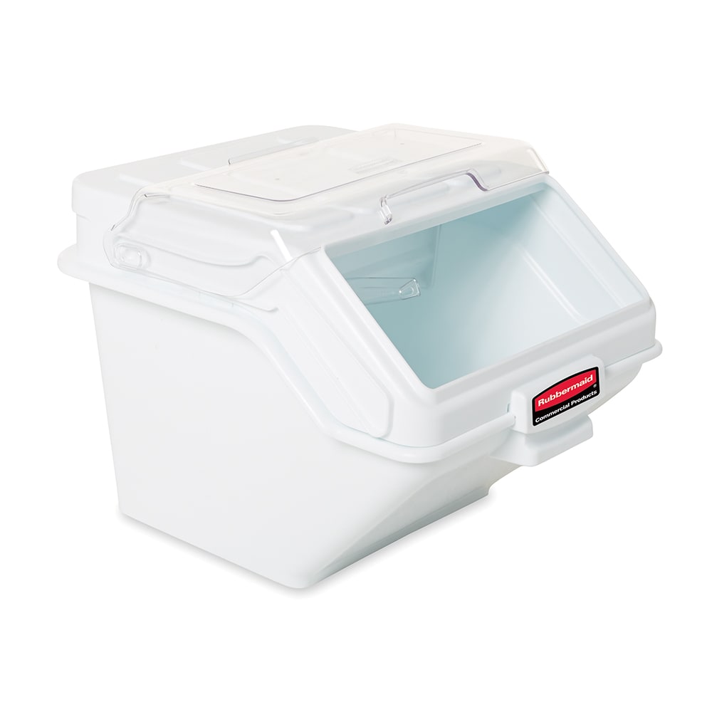 NEW Rubbermaid Commercial ProSave Food Storage Bin with Scoop White FG9G6000WHT 