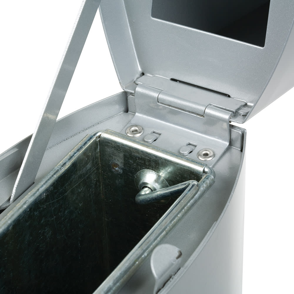 Rubbermaid FGR93400BK Pole Cigarette Receptacle Snuff Plate