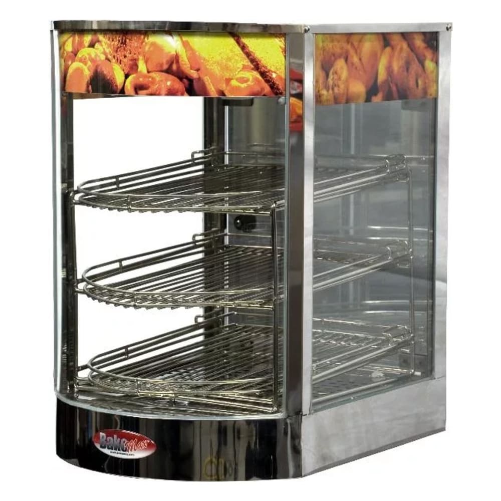 Bakemax BMCDF01 14" SelfService Countertop Heated Display Case (3
