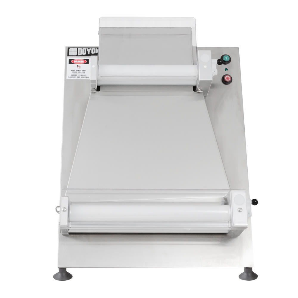 Doyon DL18P Dough Sheeter w/ 2 Rollers, Stainless Infeed Chute, 120v