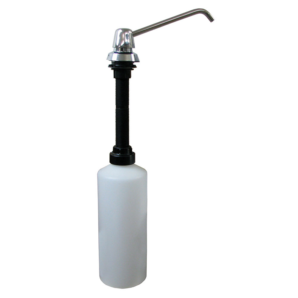 Polished Stainless Steel G Counter Mounted Soap Dispenser 