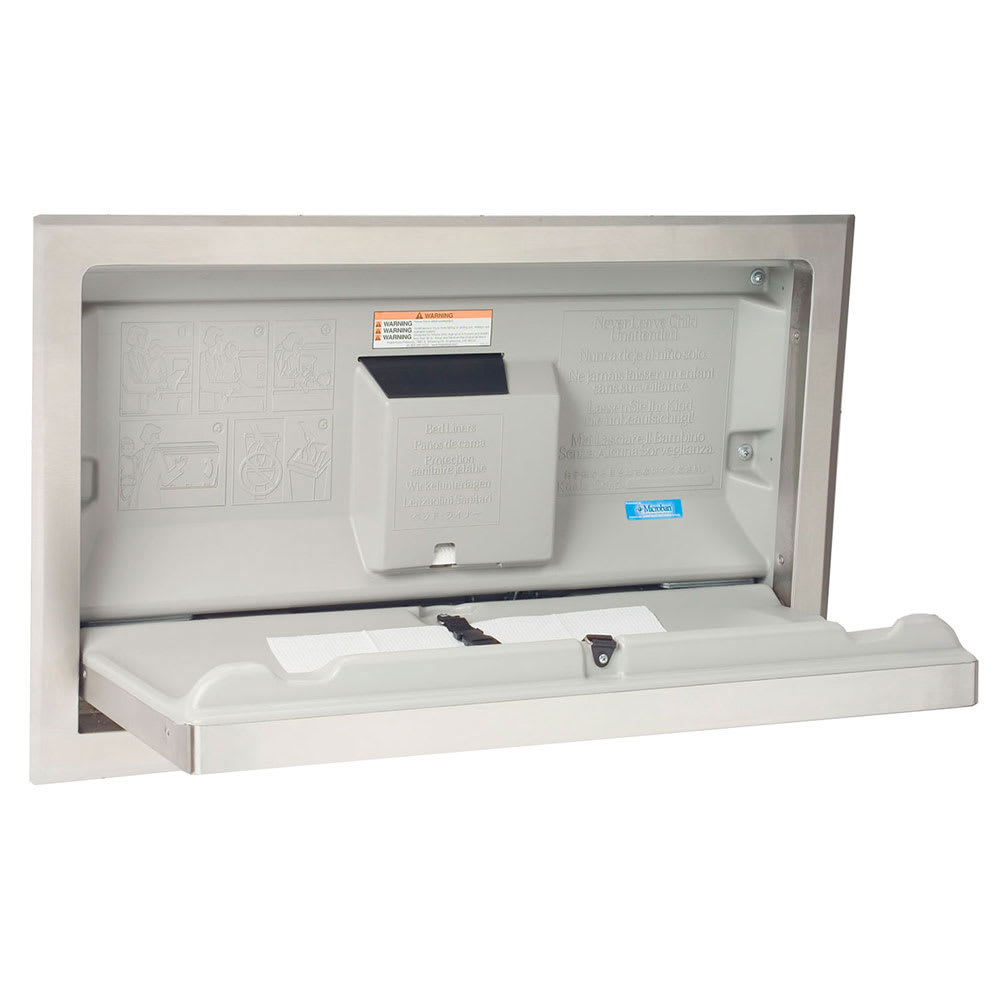 Bobrick KB110SSWM Horizontal WallMounted Changing Station