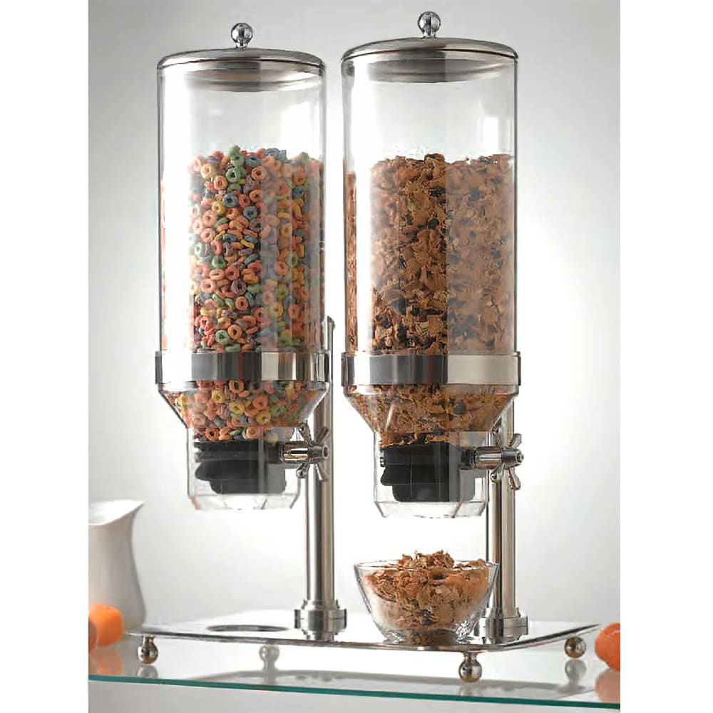 Bon Chef 40504 Countertop Cereal Dispenser, (2) 64 oz Hoppers