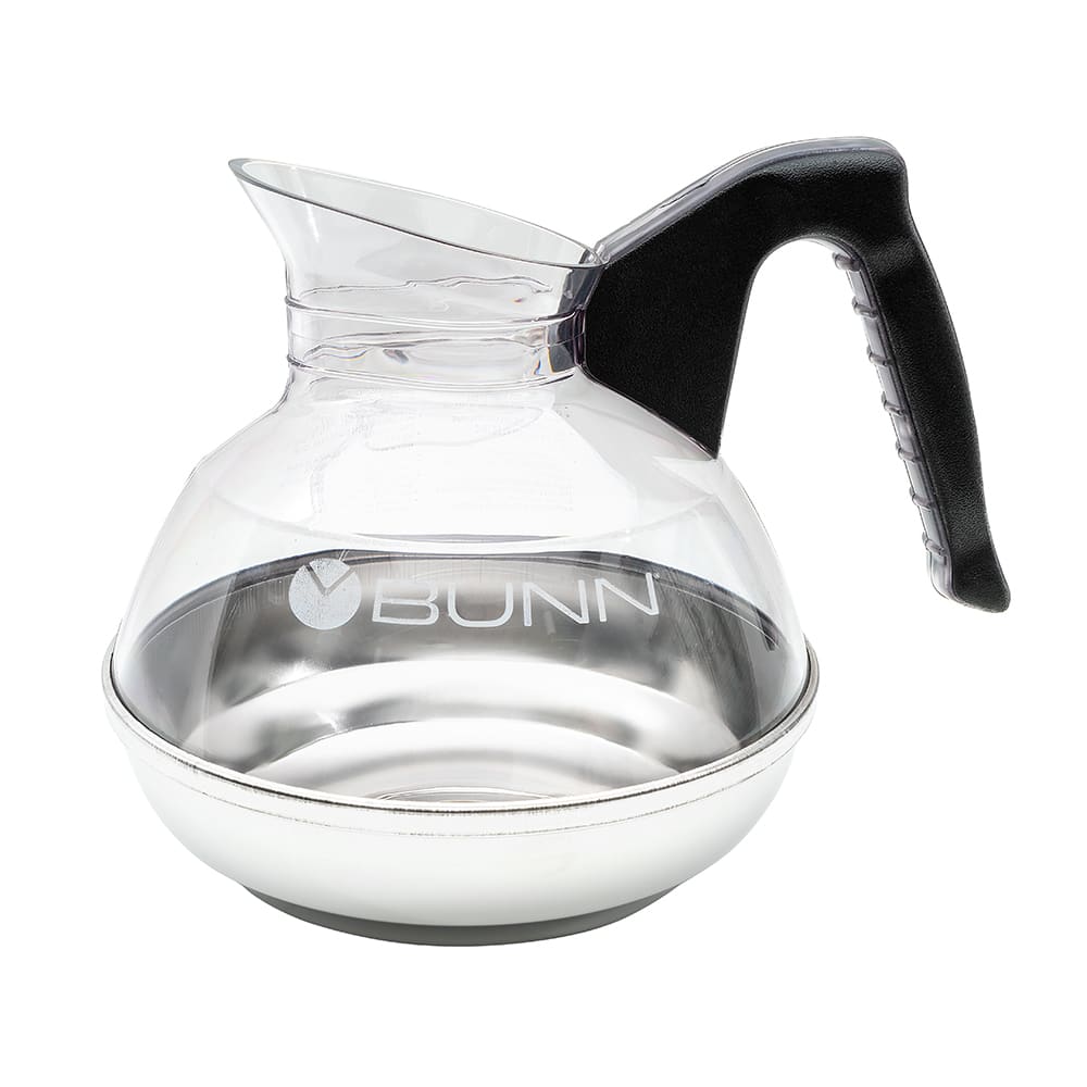Bunn 06100.0101 64 oz Regular Coffee Decanter w/ Black Plastic Handle