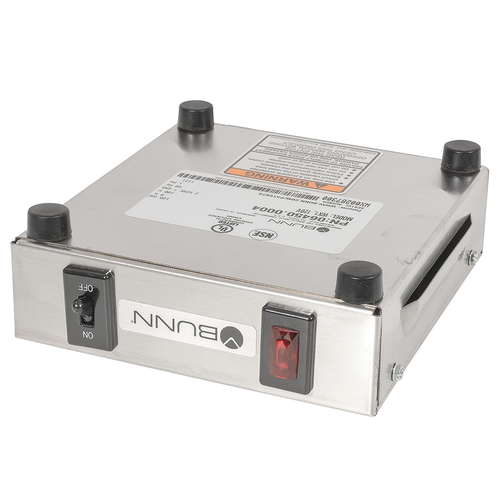 Bunn WX1 Single Coffee Warmer, 120v (06450.0004)