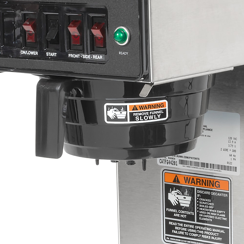 Bunn CWTF153 Medium Volume Decanter Coffee Maker Automatic, 3 9/10