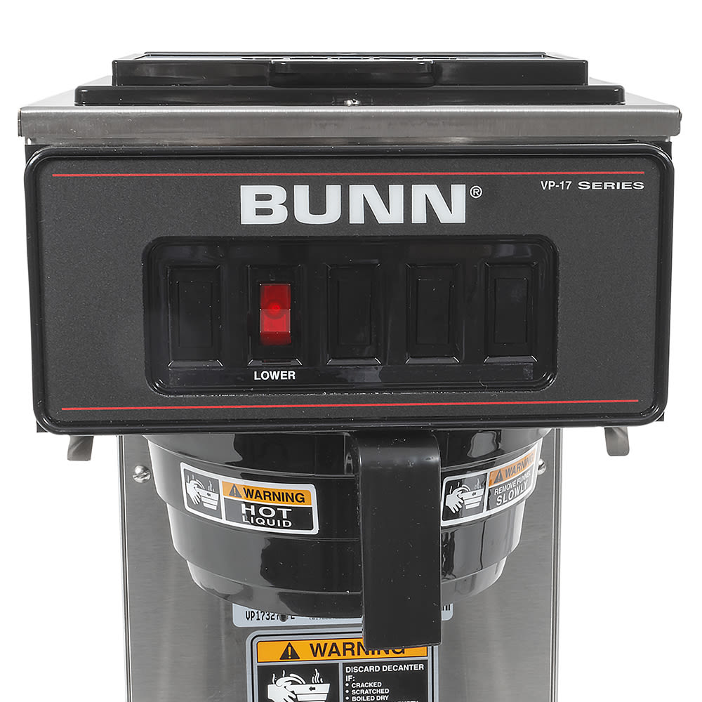 Bunn VP171 Medium Volume Decanter Coffee Maker Pourover, 3 4/5 gal/hr, 120v (13300.0001)