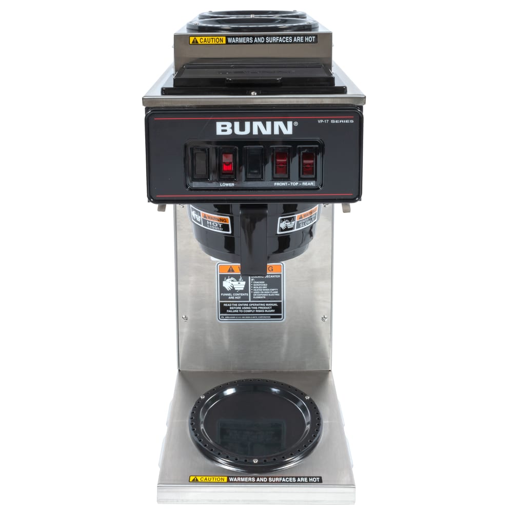 Bunn VP173 Medium Volume Decanter Coffee Maker Pourover, 3 4/5 gal