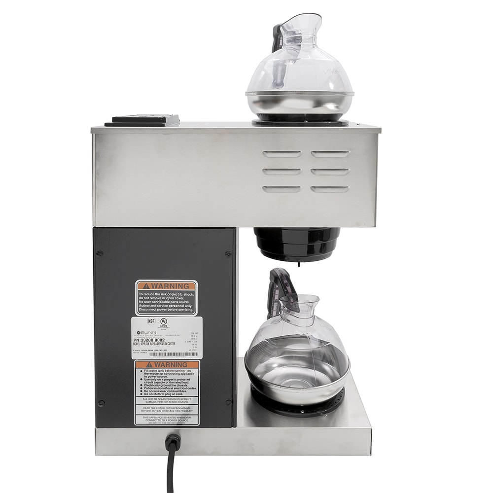 Bunn VPR Medium Volume Decanter Coffee Maker Pourover, 3 4/5 gal/hr