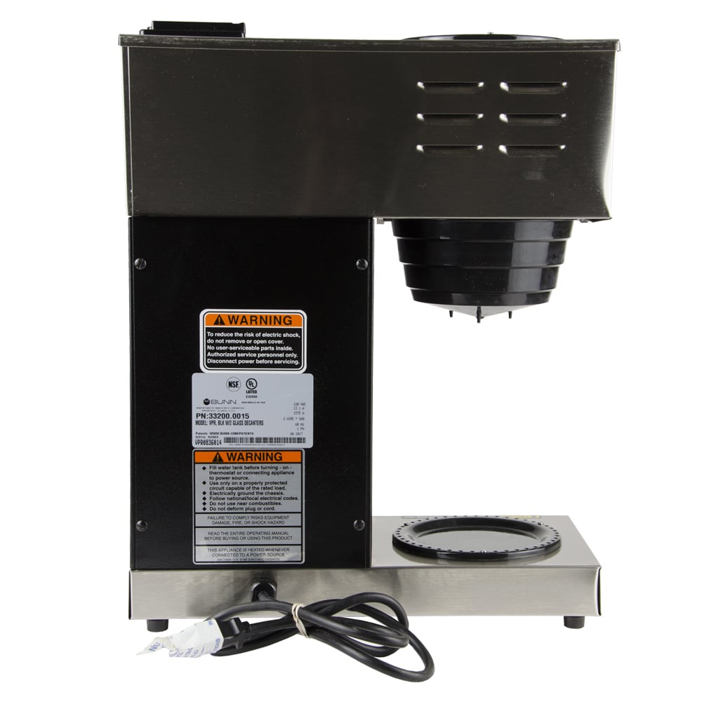 Bunn VPR Medium Volume Decanter Coffee Maker w/ 2 Glass Decanters