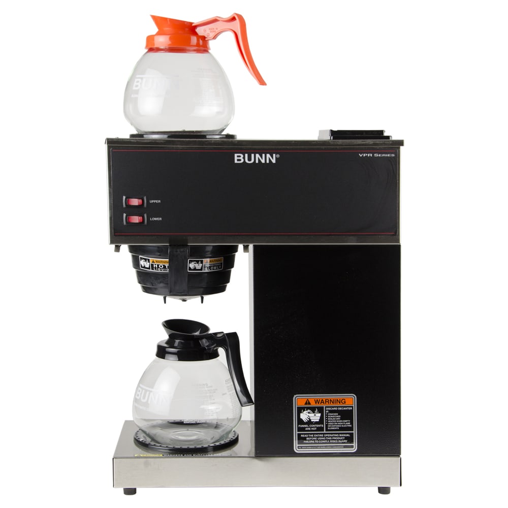 Bunn VPR Medium Volume Decanter Coffee Maker w/ 2 Glass Decanters
