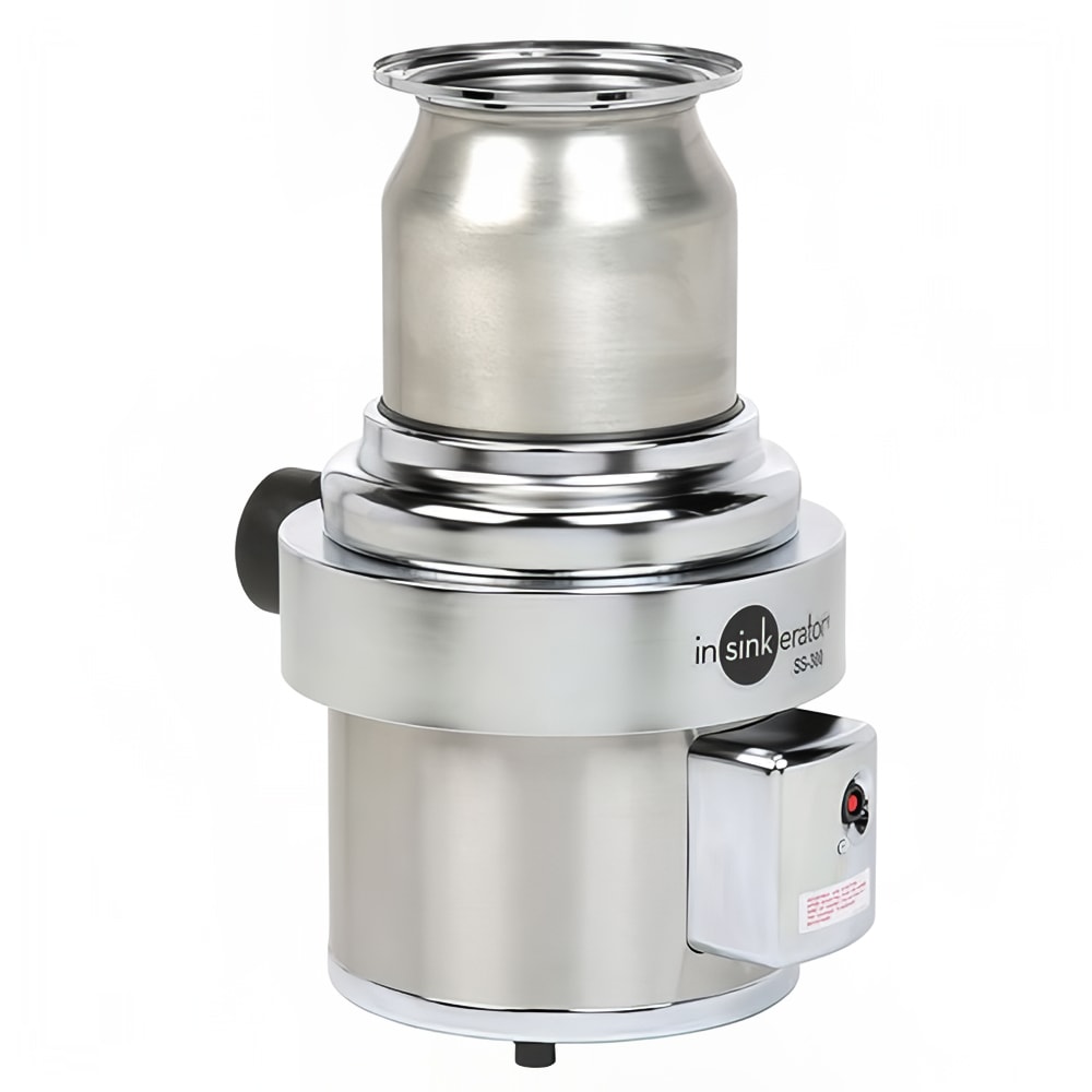 InSinkErator SS300 Disposer, Basic Unit Only, Stainless, 3 HP, 208v/3ph