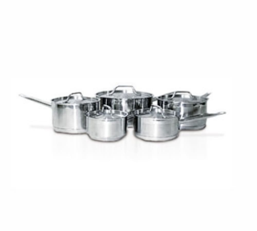 Eurodib HOMSET10 10Piece Induction Cookware Set 5Sauce Pans & Lids