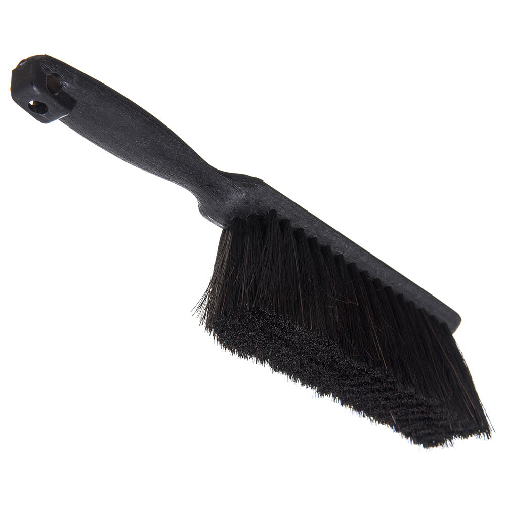 Carlisle 3622503 8" Counter/Bench Brush Horsehair/Plastic, Gray/Black