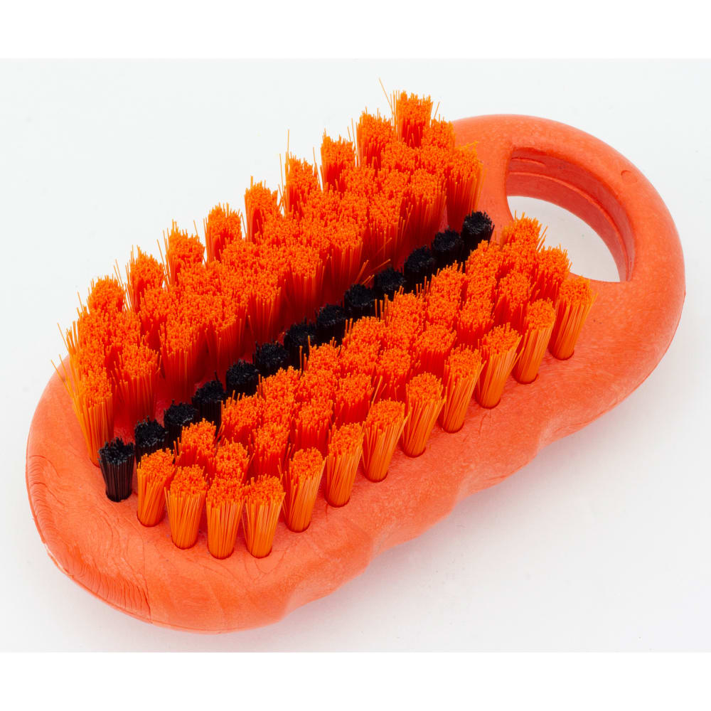 Carlisle 40020EC24 2 1/2" Hand & Nail Brush Polyester, Orange