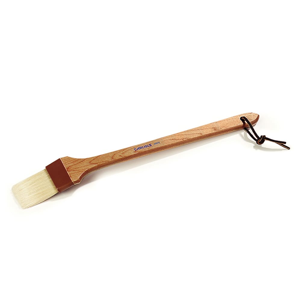 Carlisle 4037000 12" Basting Brush 2" Bristles, 45° Handle, Brown