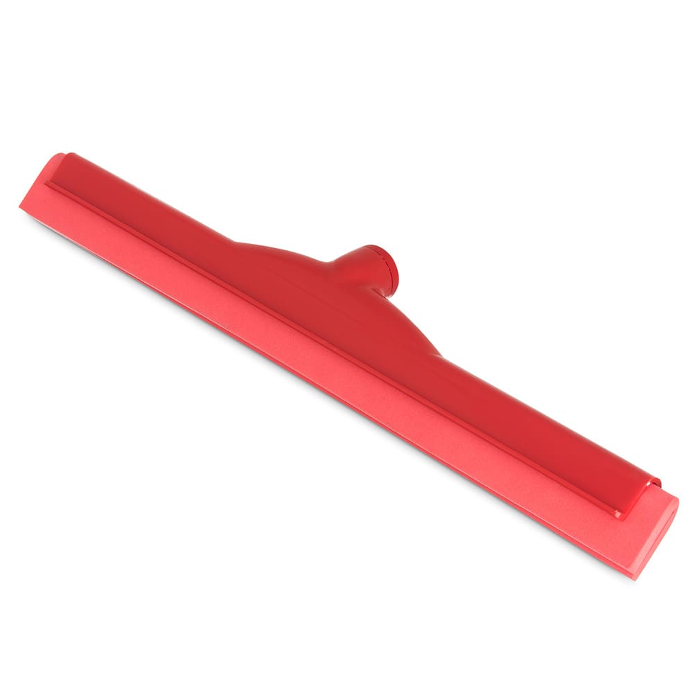 Carlisle 4007400 Hand Held Window Squeegee 14 Double-blade Red Rubber