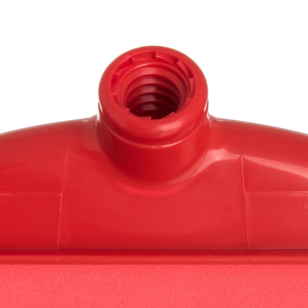 Carlisle 4156705 18" Floor Squeegee Head w/ Double Foam Rubber Blade, Red