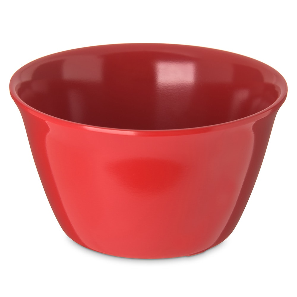 Carlisle 4354005 3 3/4" Round Bouillon Cup w/ 8 oz Capacity, Melamine, Red