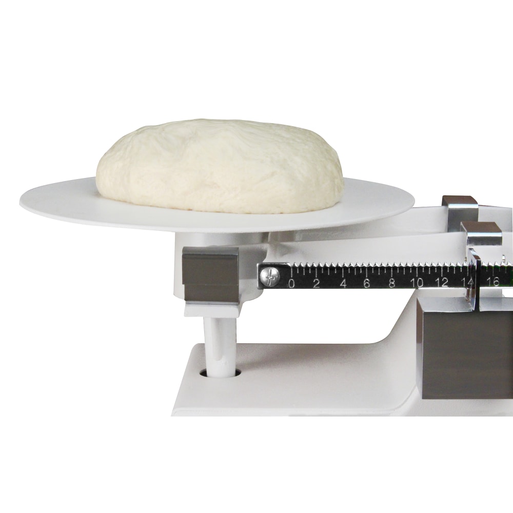 Detecto 1001TBKG 8 kg Capacity Bakers Dough Scale, w/ 9 Plate, 500 x 5 g,  Scoop