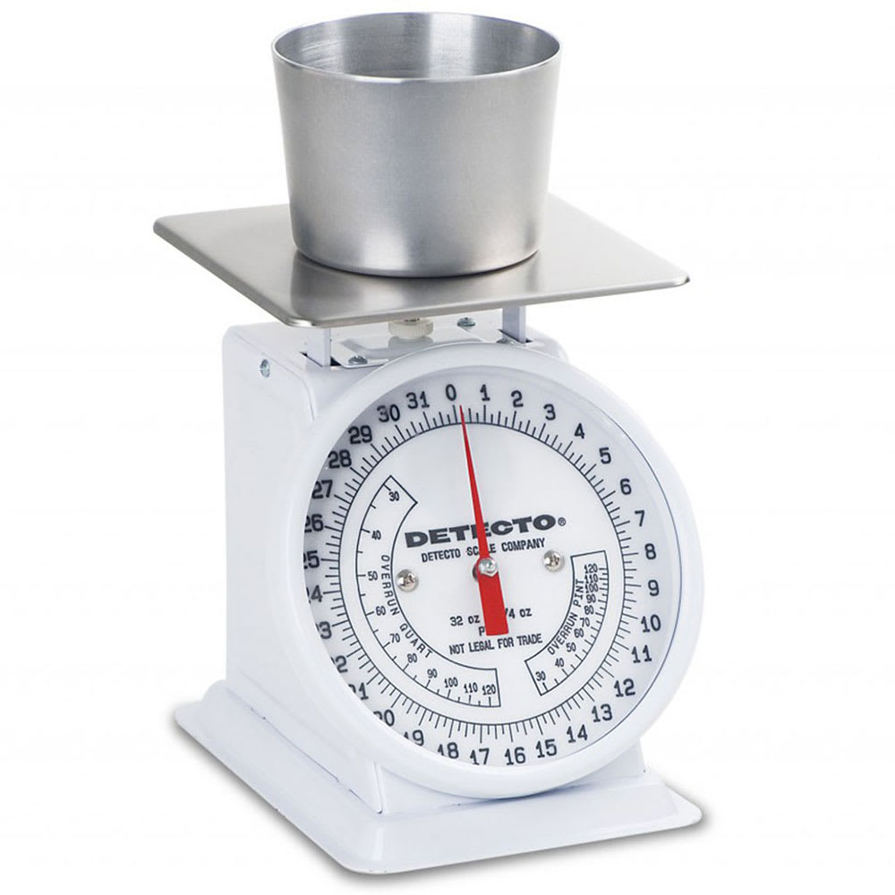 Taylor TE2FT 2 lb Compact Digital Portion Control Scale With 7 1/8