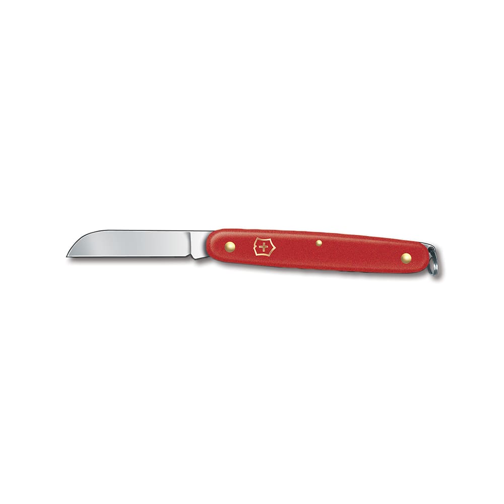 Victorinox Swiss Army 3.9051 Folding Twine Knife w/ 4" Blade, Red Handle