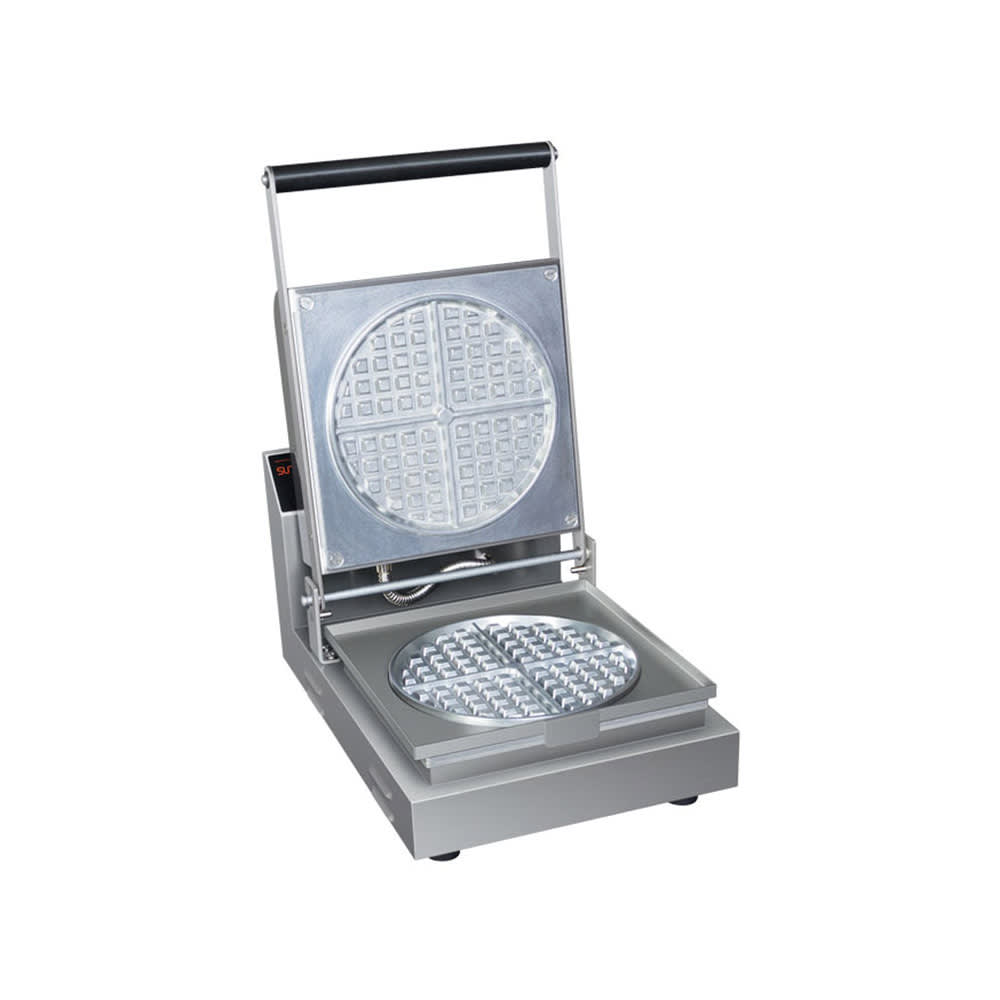 cleaning cast aluminum waffle iron