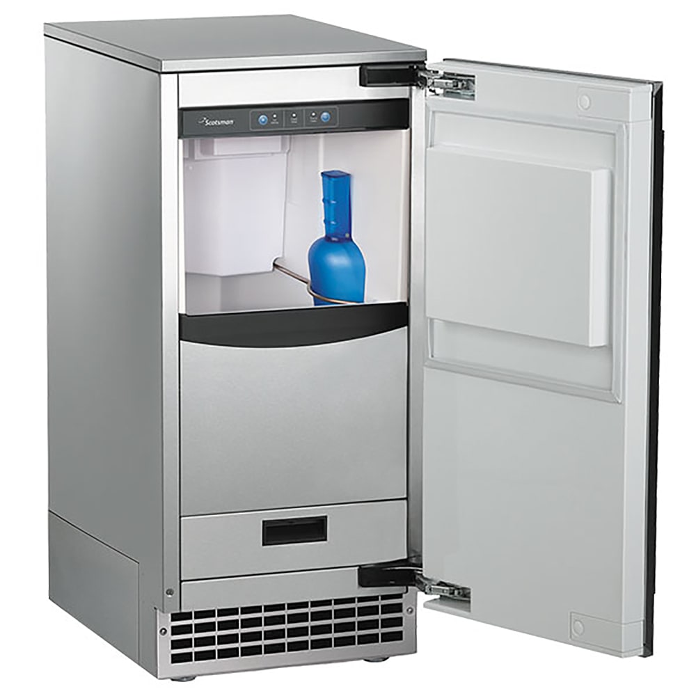 Scotsman SCN60PA1SU 14 7/8"W Nugget Undercounter Ice Machine 85 lbs