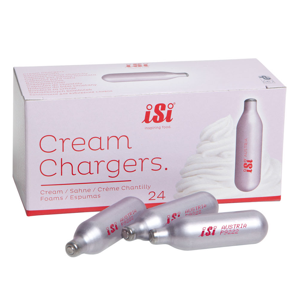 iSi 0084 CHARGER Whipped Cream Charger, N20, 2 Dozen per Case
