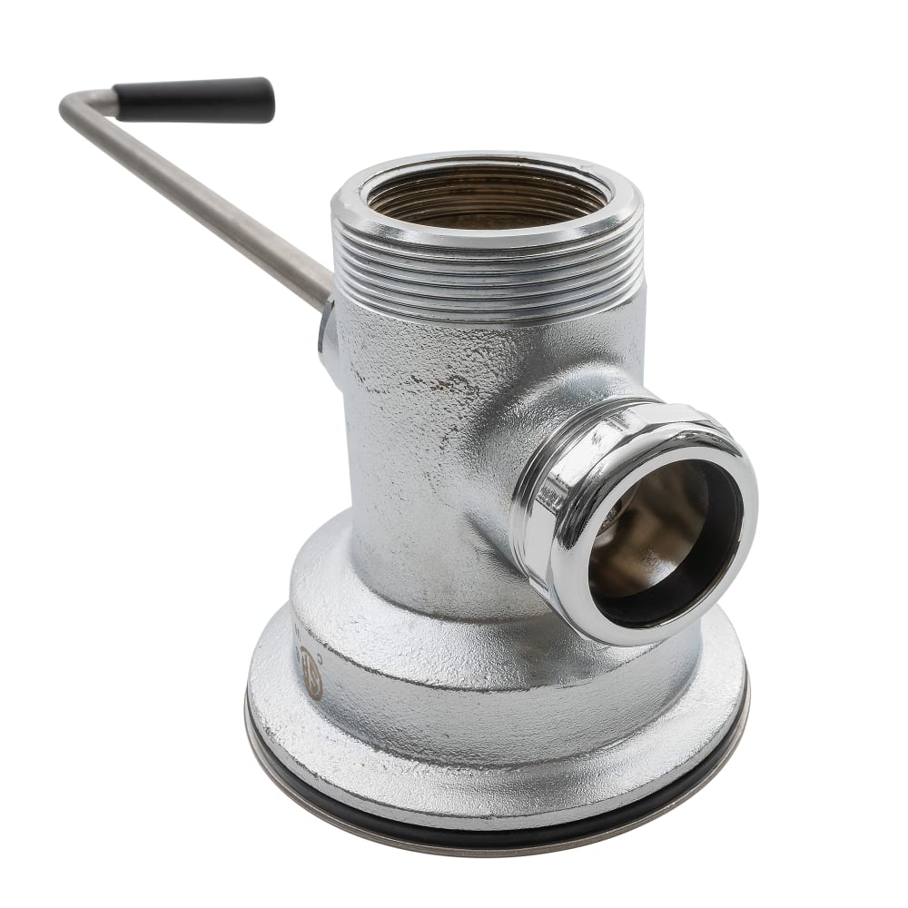 T&S B3952 Twist Waste Valve, 3 1/2" Sink Opening, 2"Drain Outlet