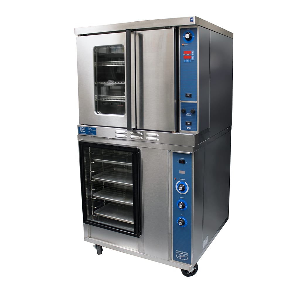 Duke 613G3XX/PFB2 Single Full Size Natural Gas Convection Oven w/ Proofer Base 46,000 BTU