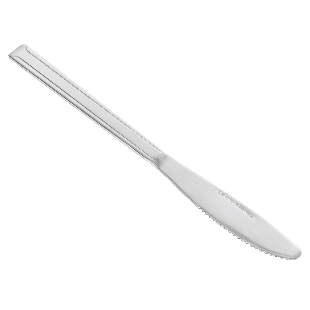 Winco 000108 8" Dinner Knife with 18/0 Stainless Grade, Dominion Pattern