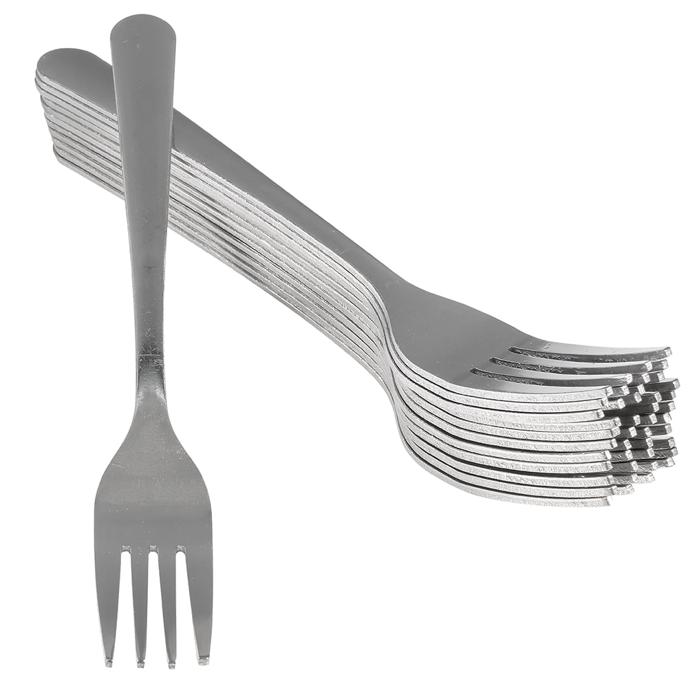 Winco 001205 7" Dinner Fork with 18/0 Stainless Grade, Windsor Pattern