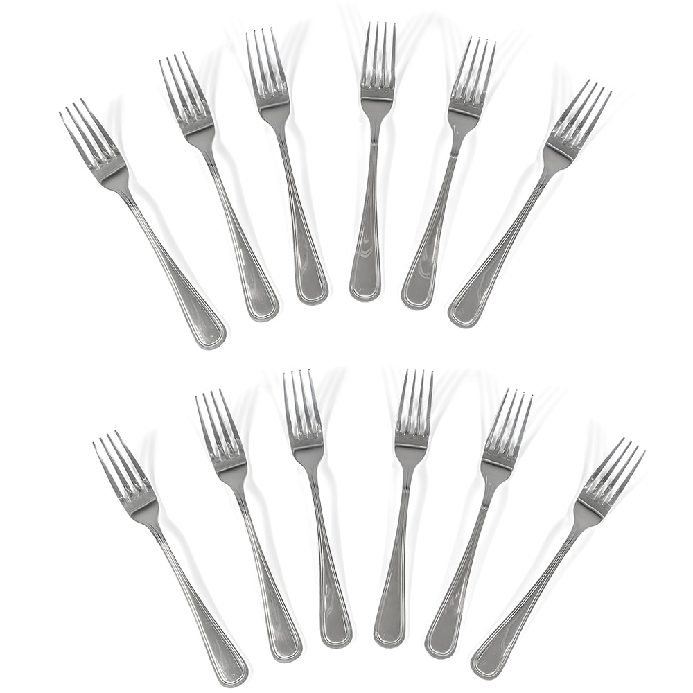 Winco 002111 8" Dinner Fork with 18/0 Stainless Grade, Continental Pattern