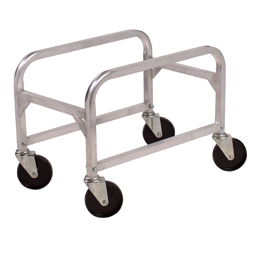 Winco ALBC1 Lug Box Cart 16 3/4"W x 25"D x 19"H, Aluminum