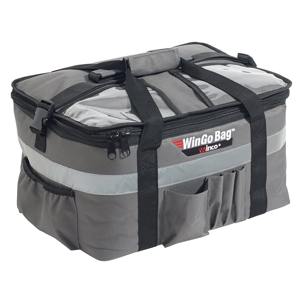 Winco BGCB1709 WinGo Bag™ Insulated Food Delivery Bag 17" W x 13"D x