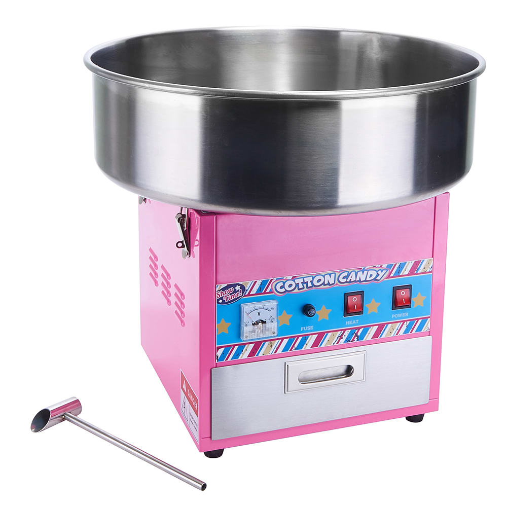 Winco CCM28 Showtime Cotton Candy Machine w/ 20 1/2" Bowl Stainless