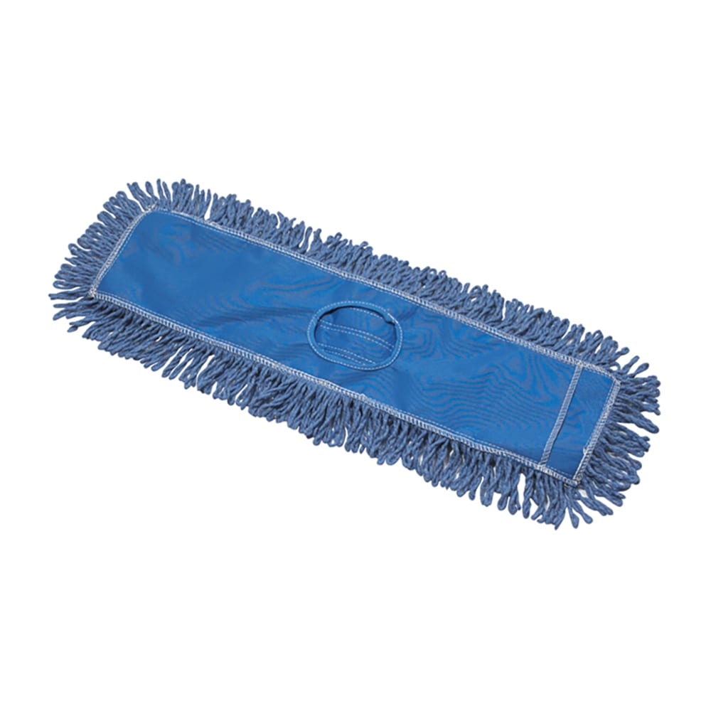 Winco DMB24H 24" Dust Mop Head Only w/ Looped Ends, Blue