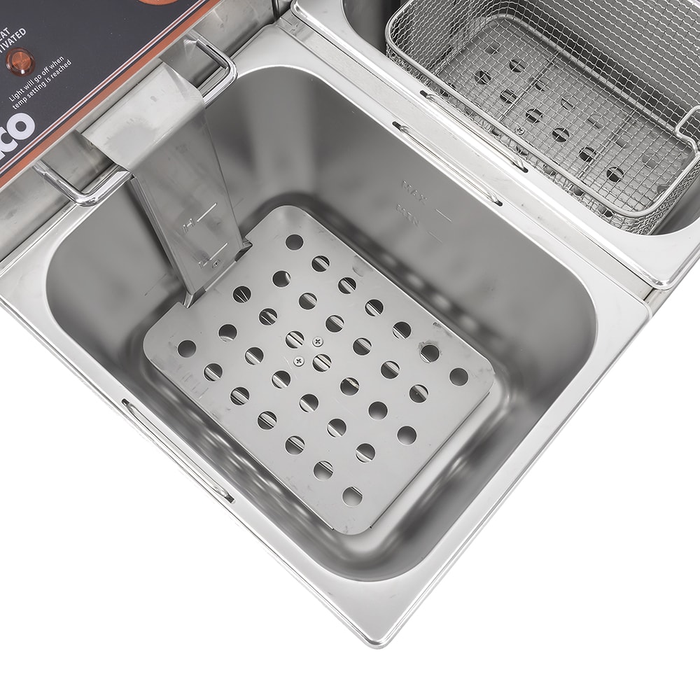 Winco EFT32 Countertop Electric Fryer (2) 16 lb Vats, 120v