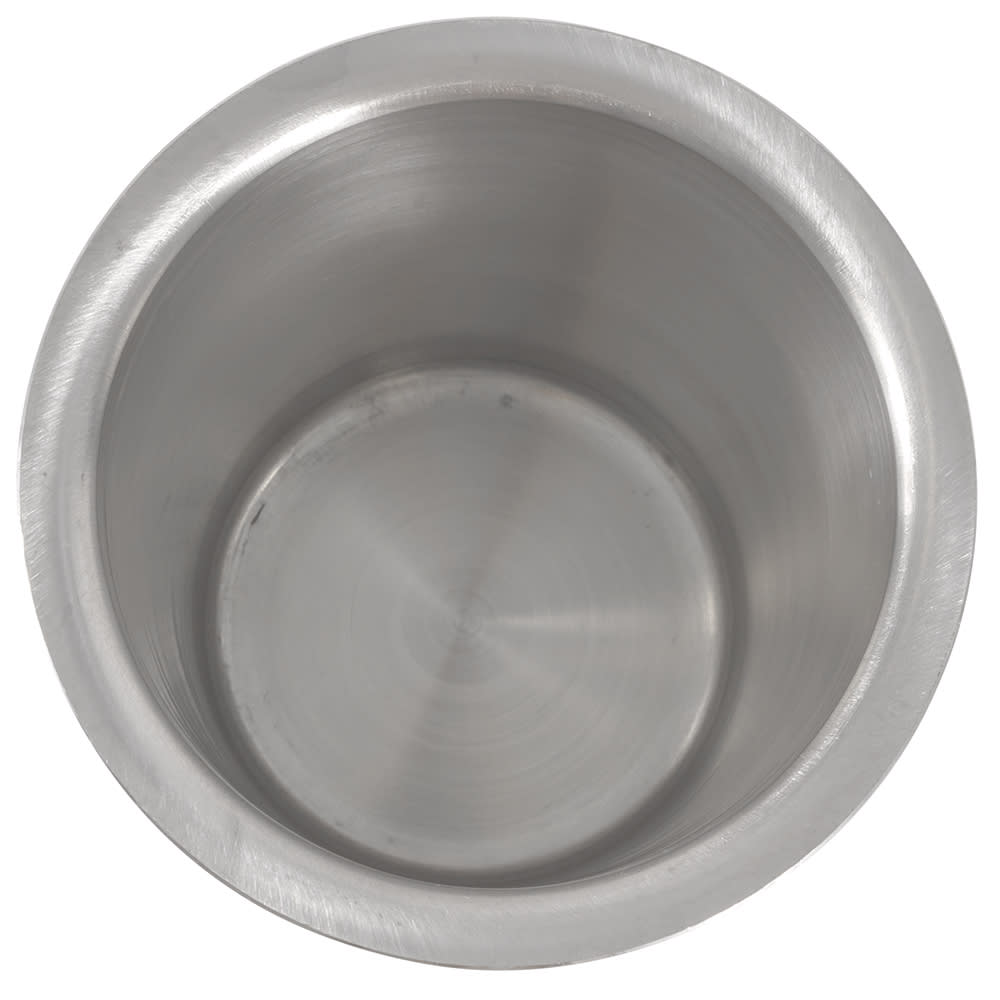 Winco FCSL 4" Round Solid Flatware Cylinder, Stainless Steel