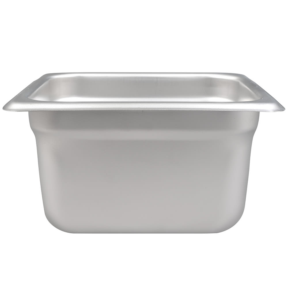 Winco SPJL-604 Sixth Size Steam Pan, Stainless