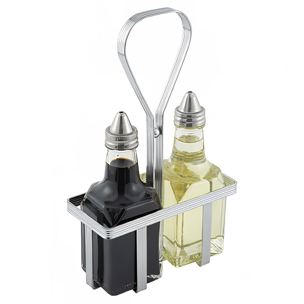 Winco WH-8 Chrome Oil/Vinegar Cruet Rack 