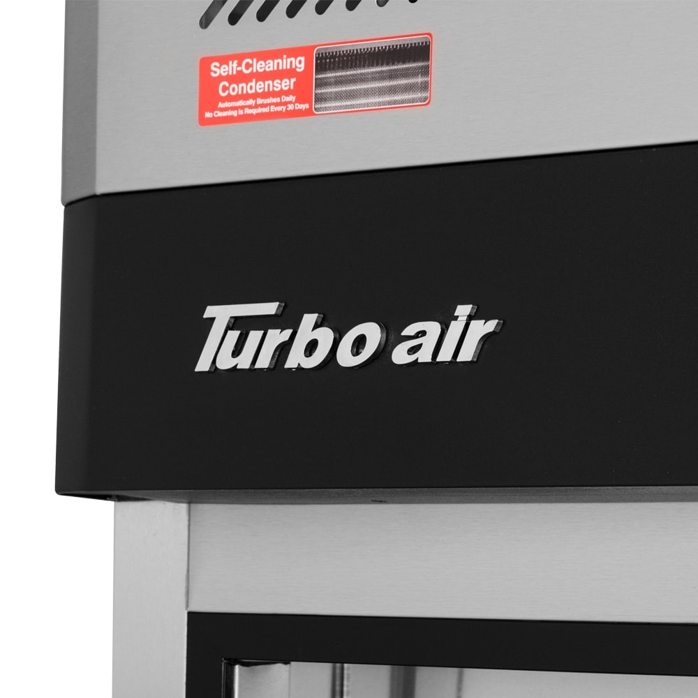 Turbo Air M3R472N 51 3/4" Two Section Reach In Refrigerator, (2) Left
