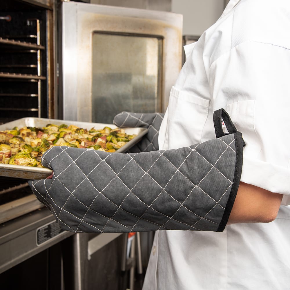 San Jamar 800FG17-BK Guanto da Forno Bestguard con Tassello Webguard in