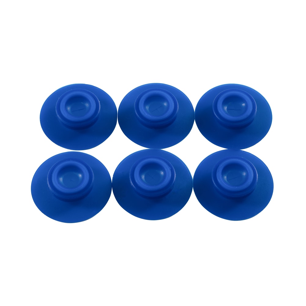 San Jamar 8573LV FIFO Squeeze Bottle Valve Blue