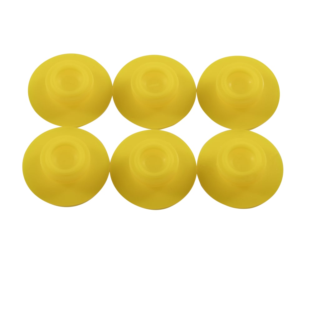 San Jamar 8573MV FIFO Squeeze Bottle Valve Yellow