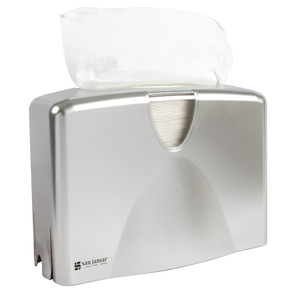 San Jamar T1740SS Countertop Paper Towel Dispenser w/ (1) Stack