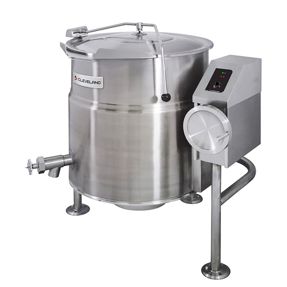 Cleveland KEL25T 25 gal Steam Kettle - Manual Tilt, 2/3 Jacket, 208v/3ph